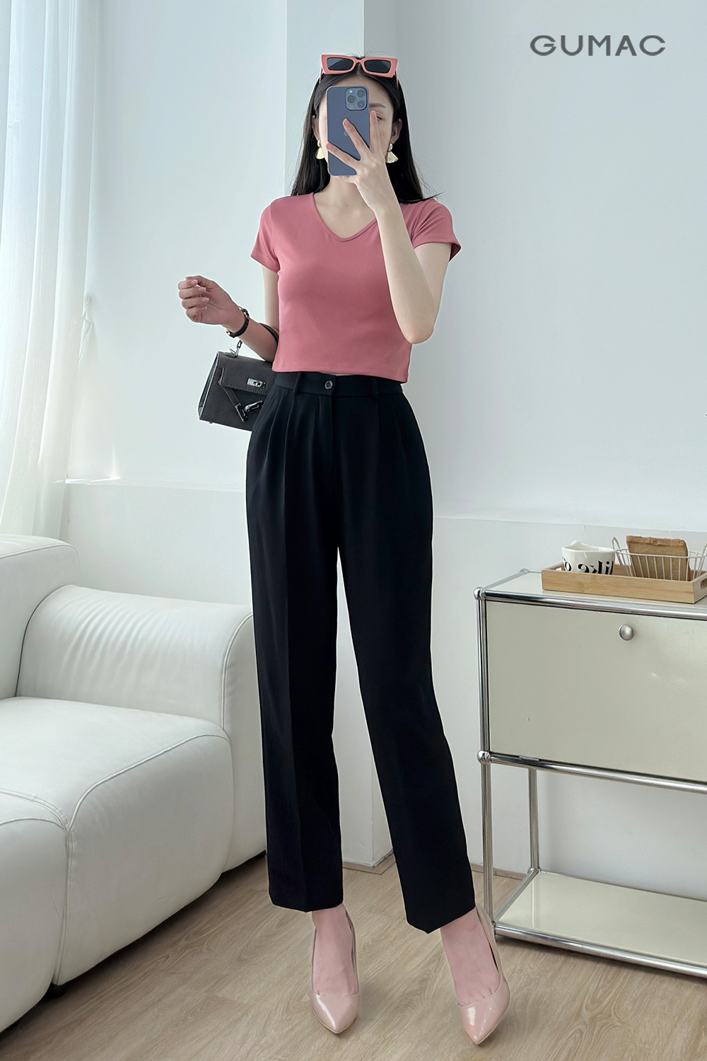 Quần tây kiểu xếp ly