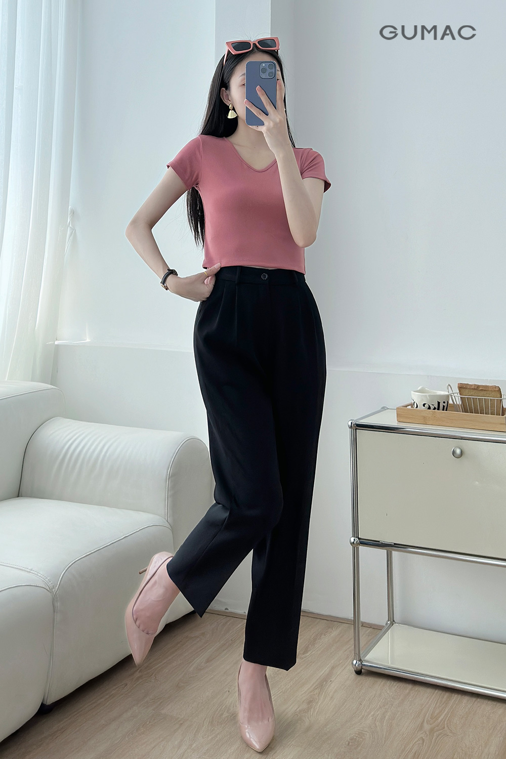 Quần tây kiểu xếp ly