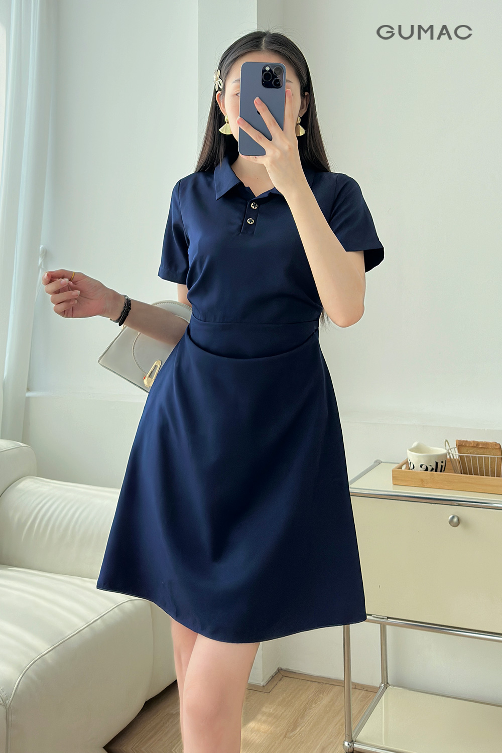 Đầm kiểu nhún eo